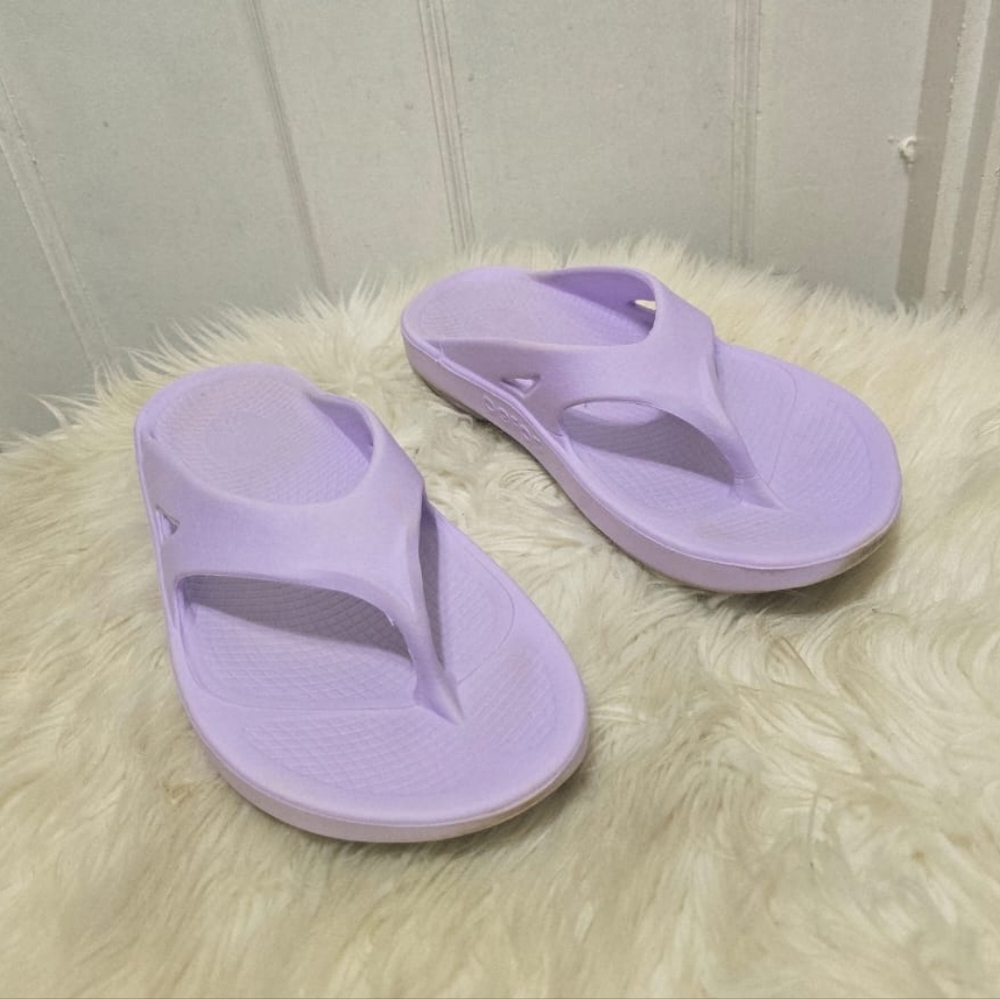 OOFOS OOriginal Unisex Lavender Flip Flops- Size M10/W12 - Picture 2 of 10